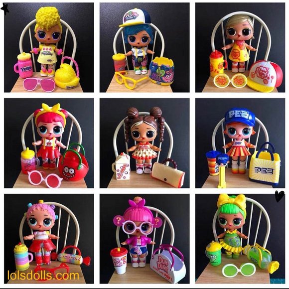 LOT OF 10 : LOL SURPRISE! MINI MYSTERY BALLS - MINI SWEETS S1 - 8 SURPRISES EACH - Picture 7 of 8